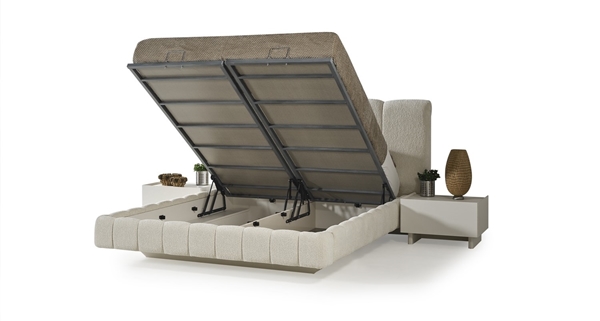 STELLA ÇİFT KİŞİLİK BAZALI KARYOLA+BAŞLIK