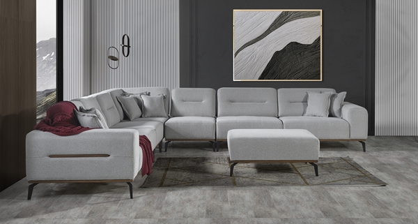 LOREN 3’LÜ YATAKLI CORNER KANEPE